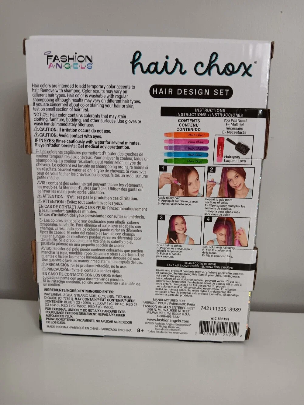 Fashion Angels Hair Chox Hair Design Set